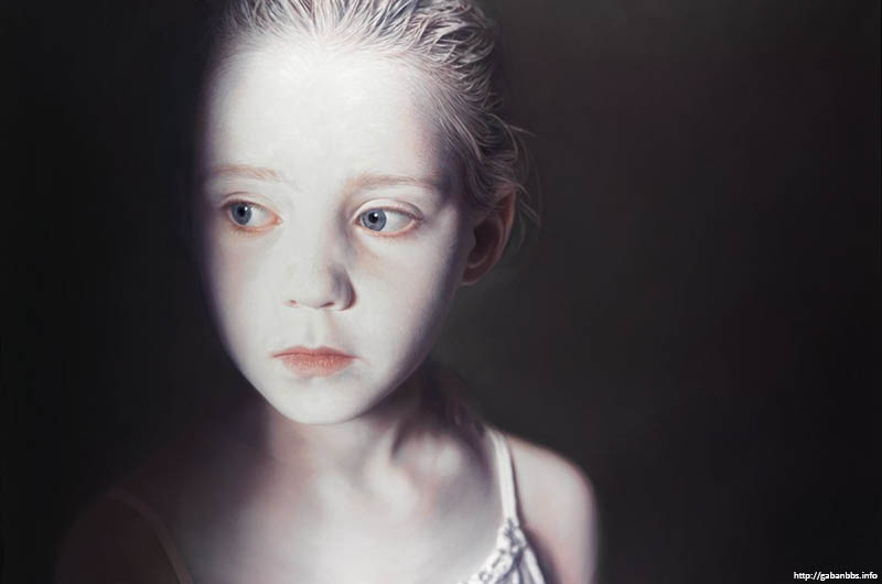 5. Gottfried Helnwein - Oil and acrylic on canvas 