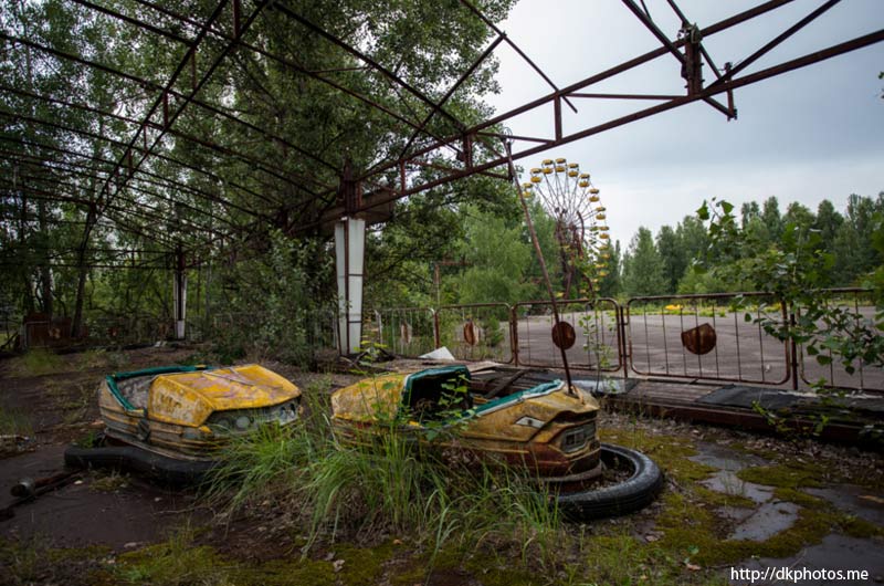 9.  Abandoned city of Pripyat, Ukraine