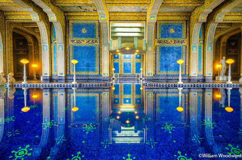 8- The roman pool at Hearst Castle, San Simeon